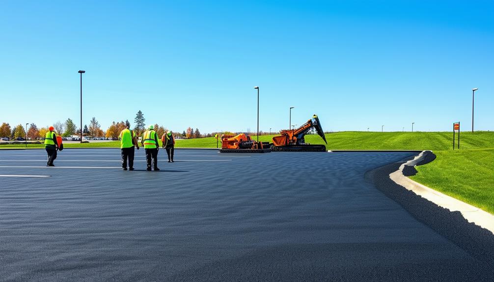 protect asphalt with sealcoating