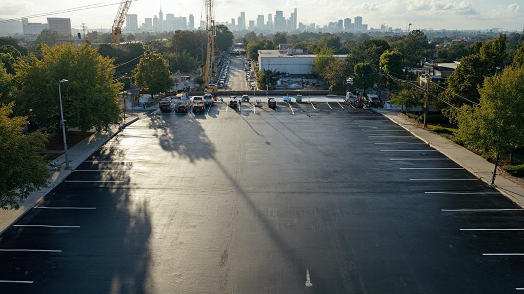 asphalt parking lot pricing in sacramento, california
