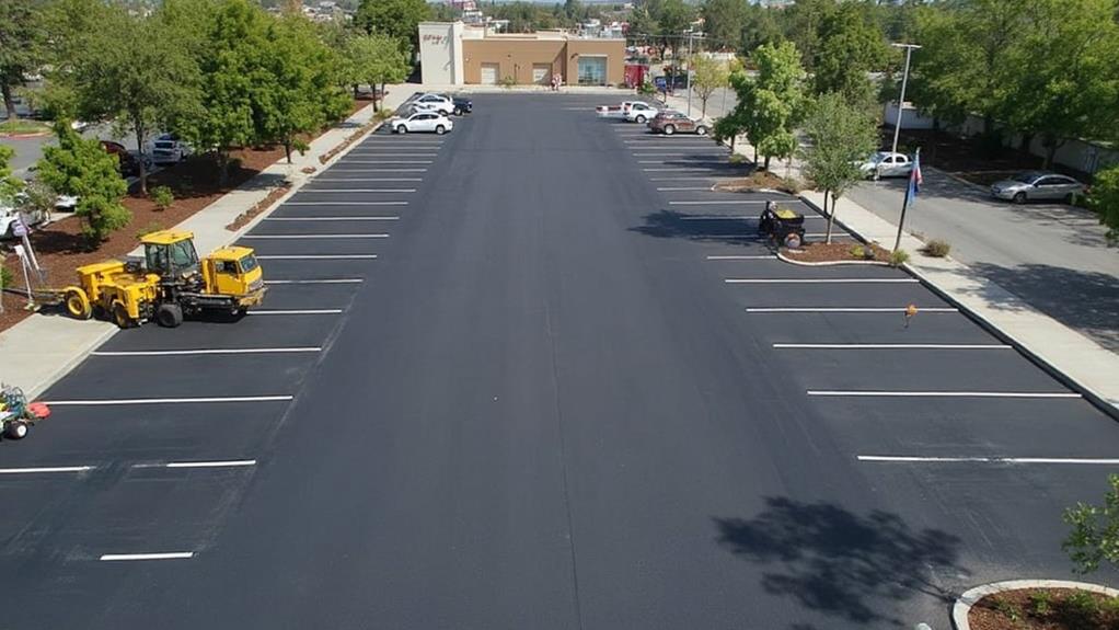 paving for parking lots