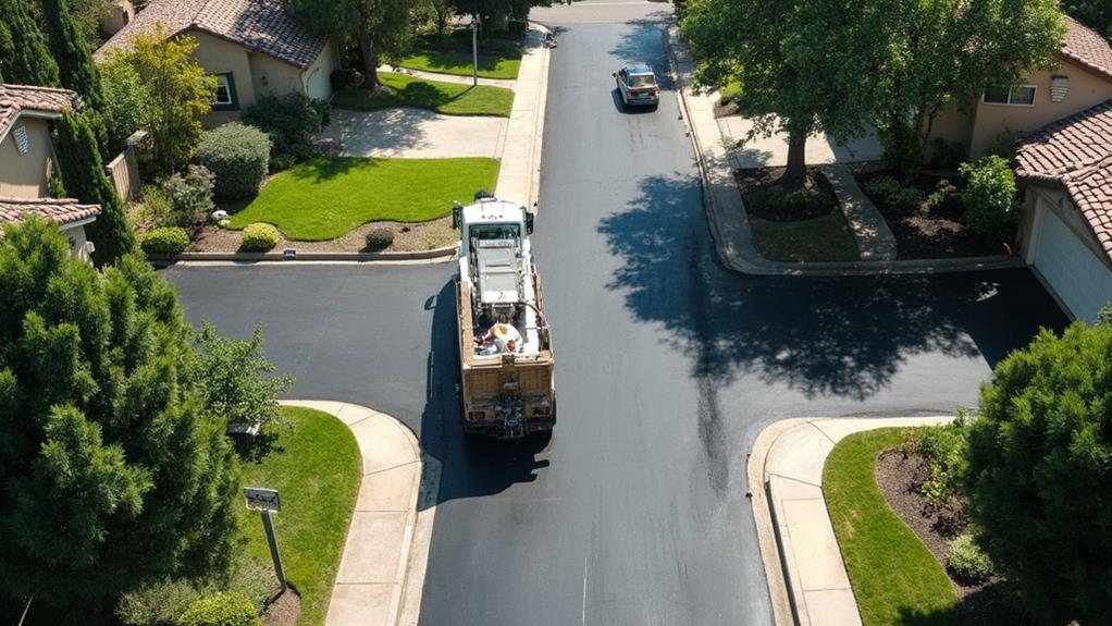 asphalt sealer in roseville, california