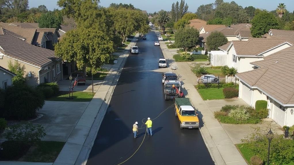 slurry seal in elk grove, california